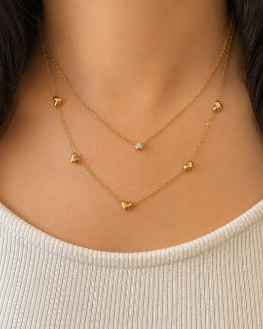 Heartline Duo Necklace