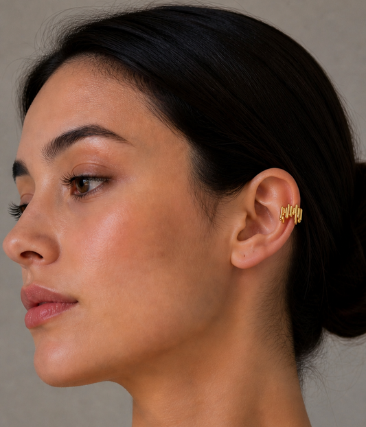 Golden Rhythm Ear Cuff