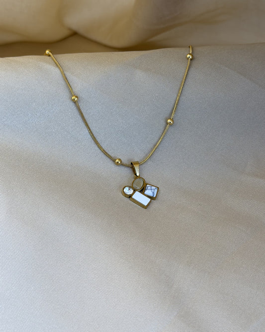 Ivory Mosaic Necklace