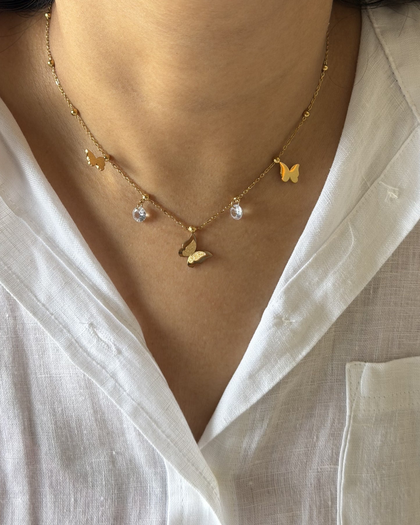 Butterfly Charm Necklace