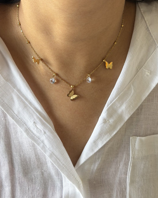 Butterfly Charm Necklace