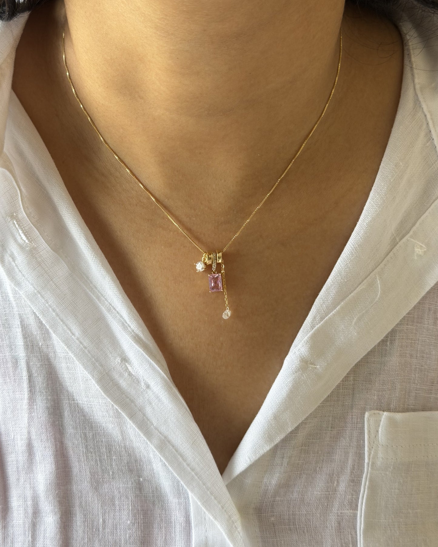 Floating Charm Necklace