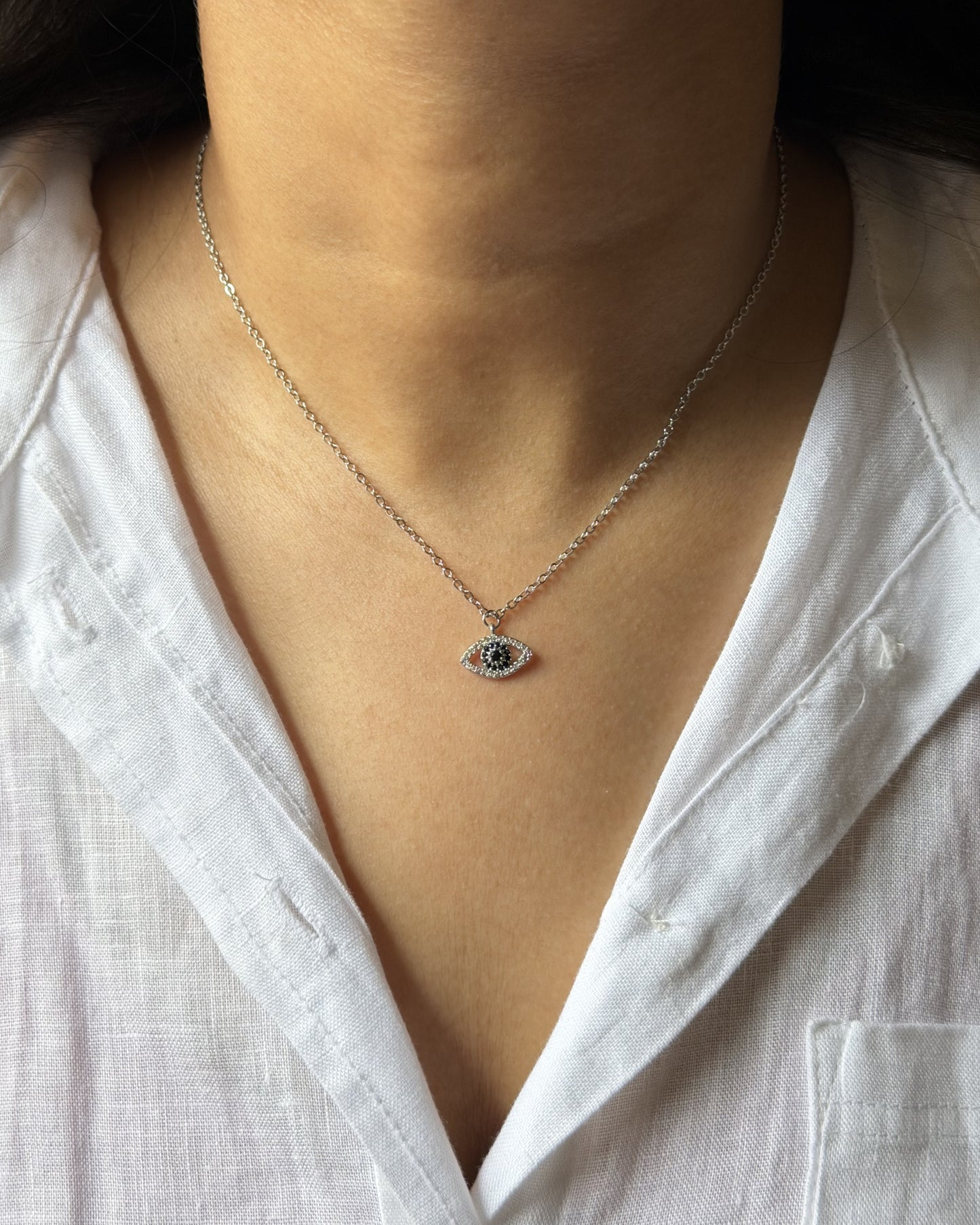 Noir Eye Necklace