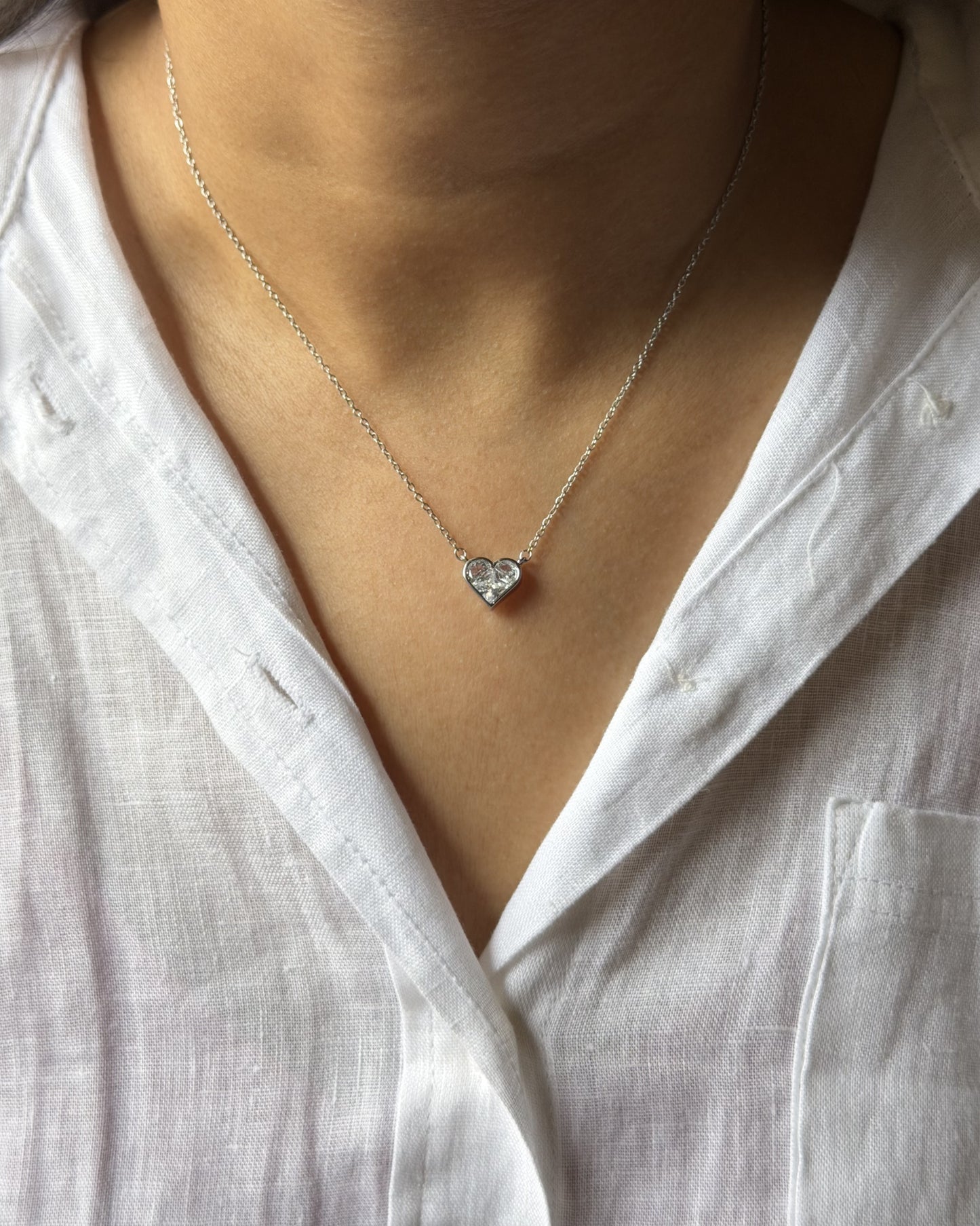 Silver Heart Necklace