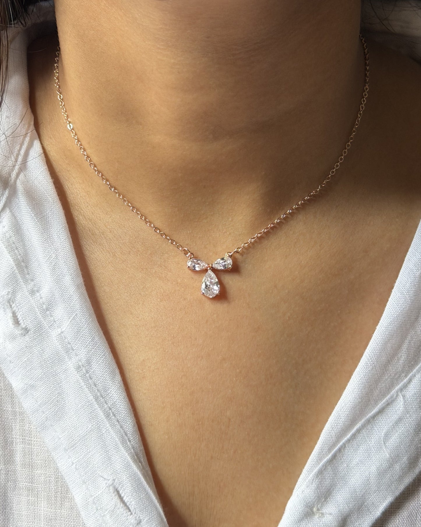 Celeste Bow Necklace