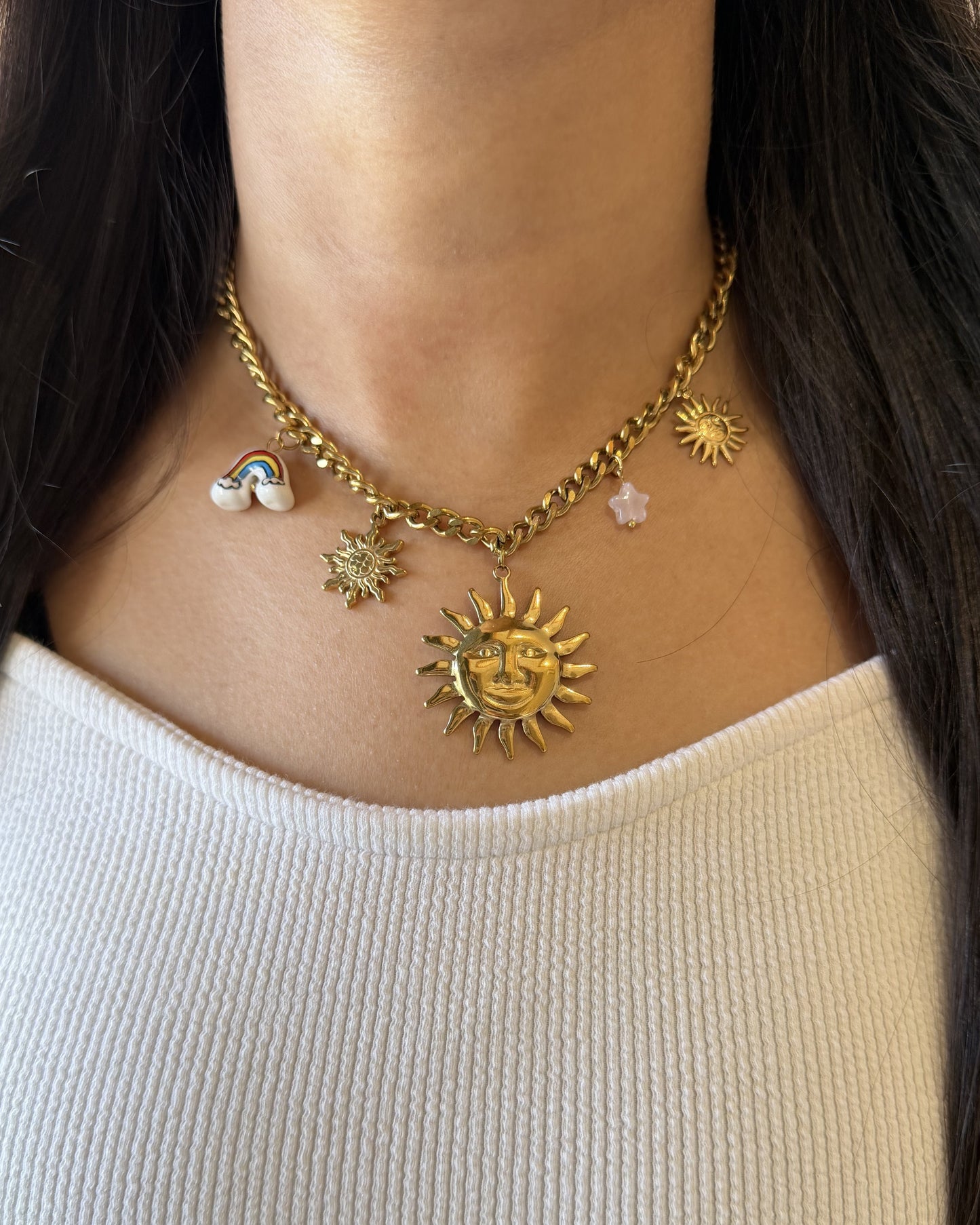 Sunlit Charm Necklace