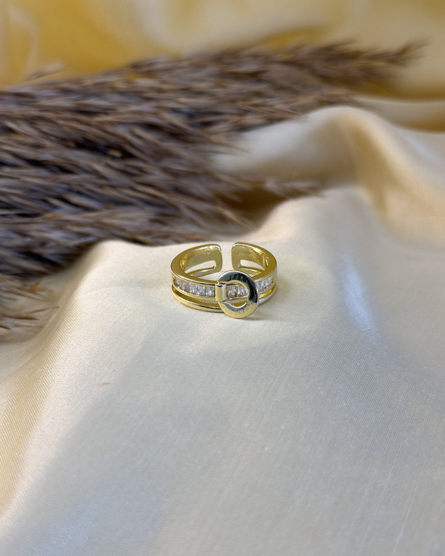Infinity Lock Ring (Size Adjustable)