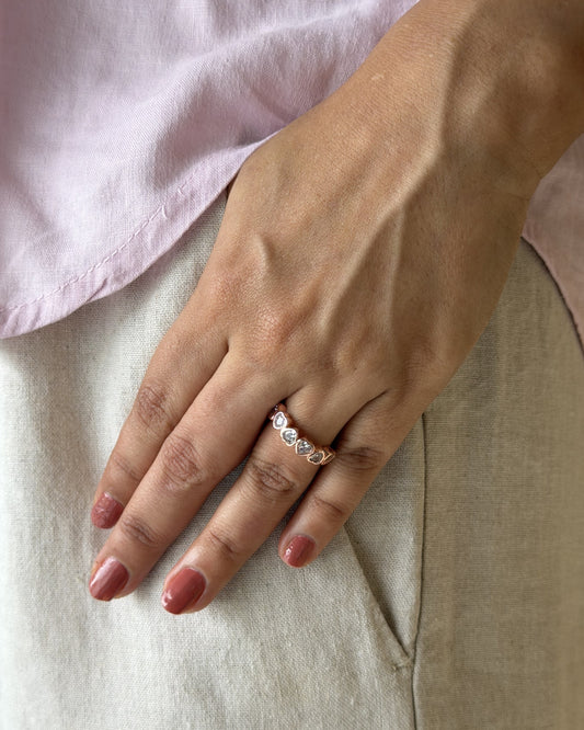 Heartline Ring (Size Adjustable)