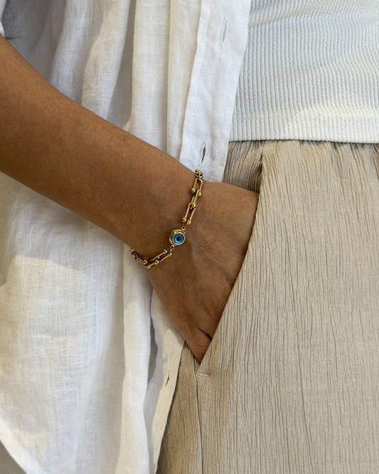 Azure Eye Link Bracelet