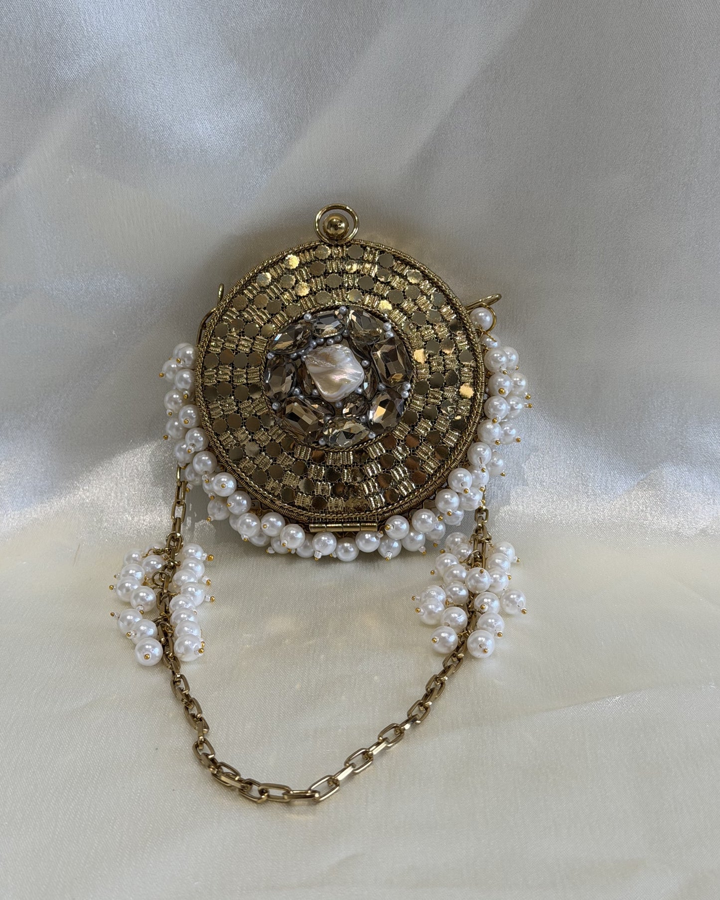 Pearl Halo Mini Clutch