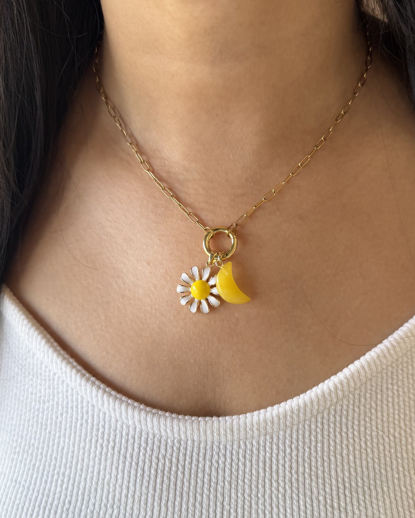 Lemon Daisy Necklace