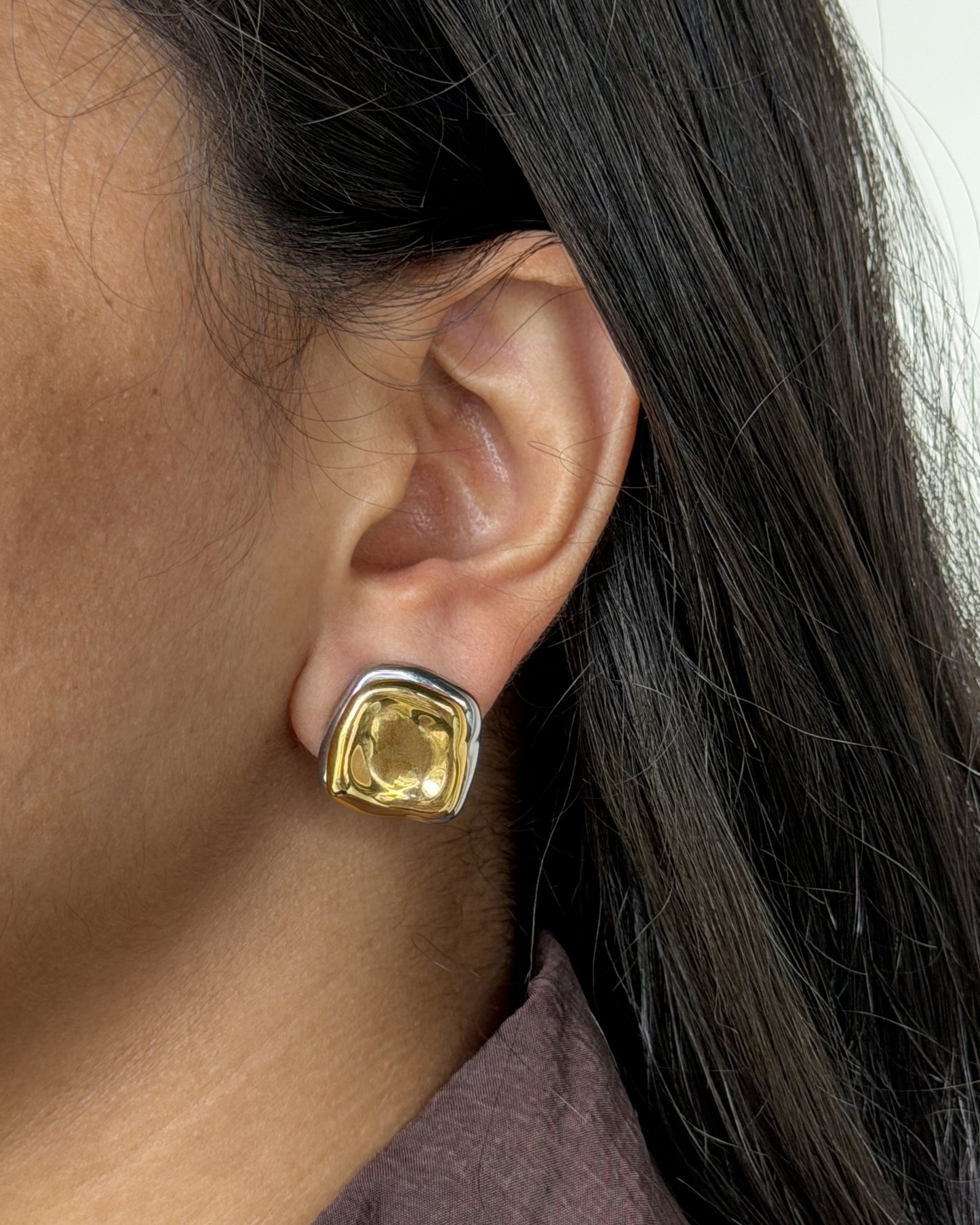 Sculpted Duo Studs