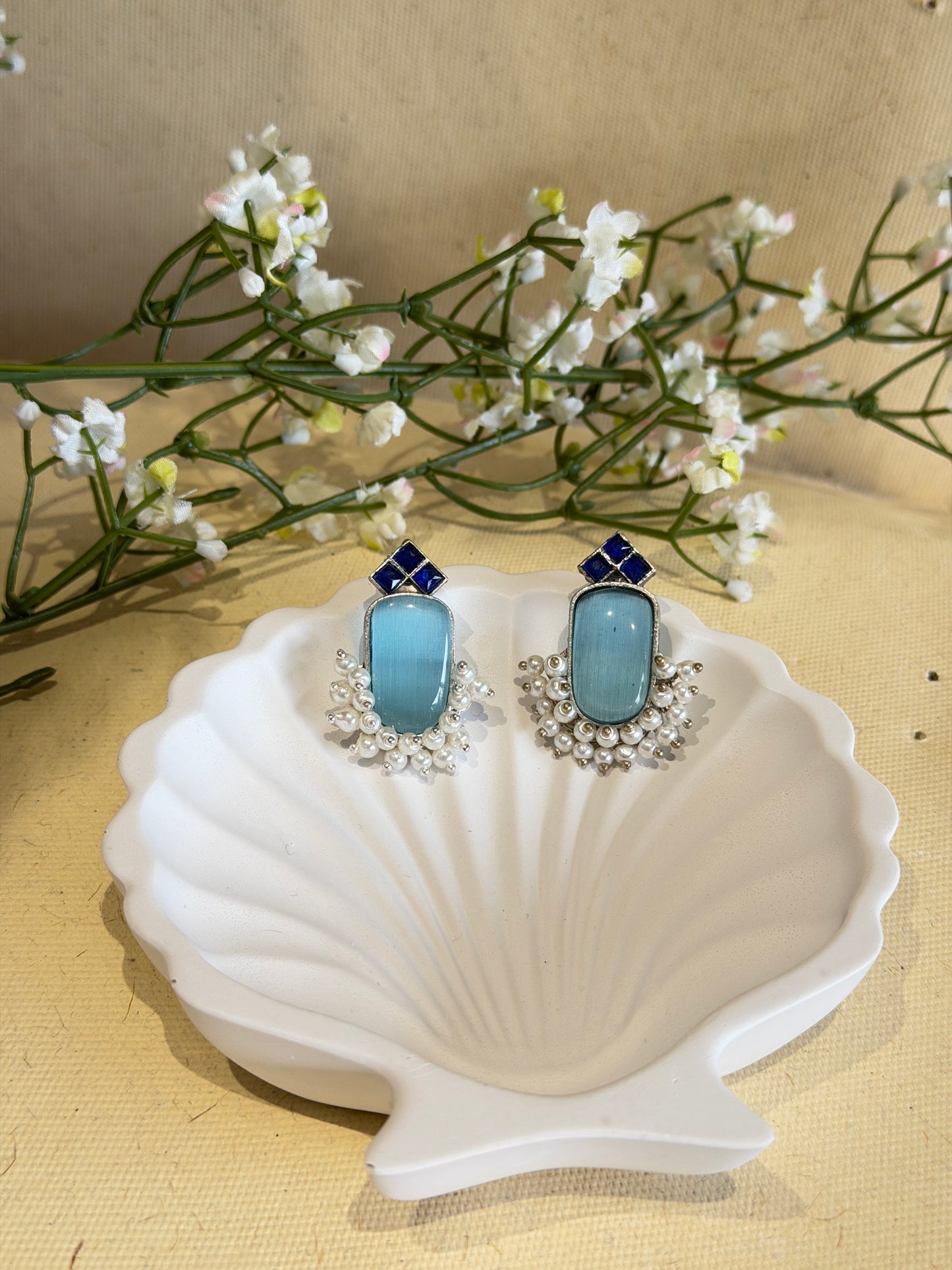 Opal Pearl Studs