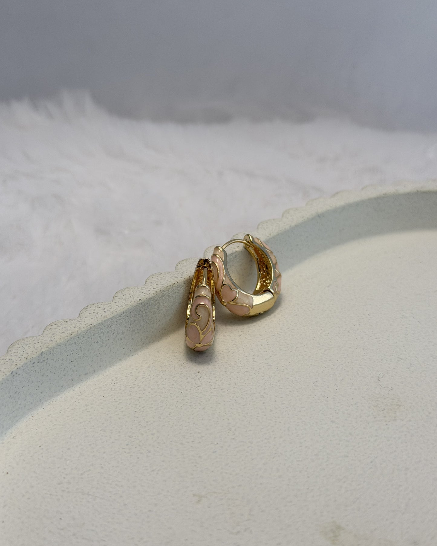 Dilruba Meenakari Hoops
