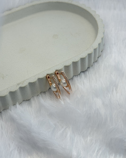 Pearl Eclipse Hoops