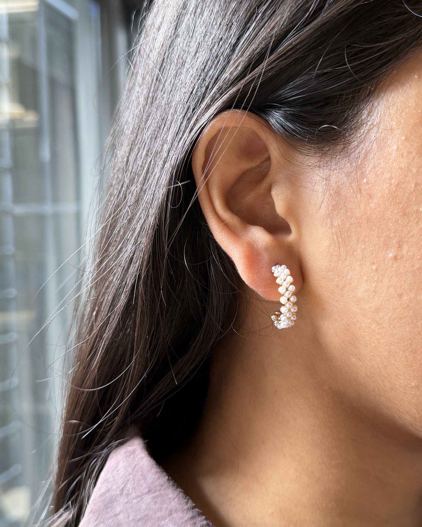 Dainty Pearl Earrings