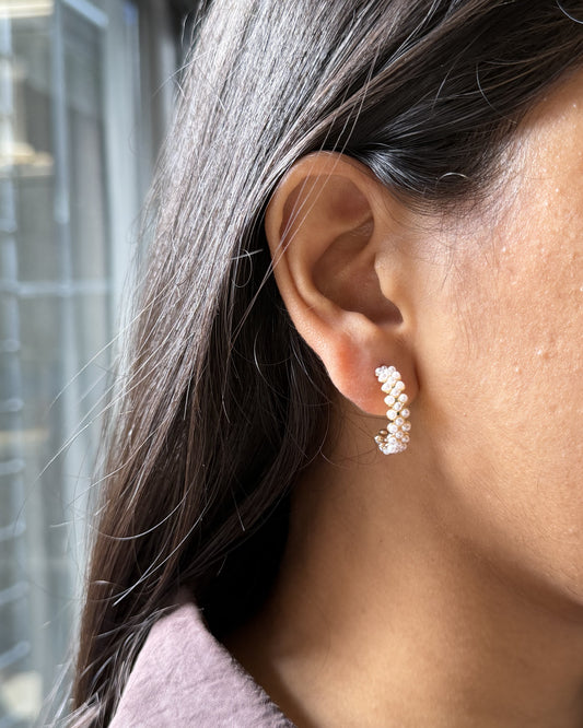 Dainty Pearl Earrings