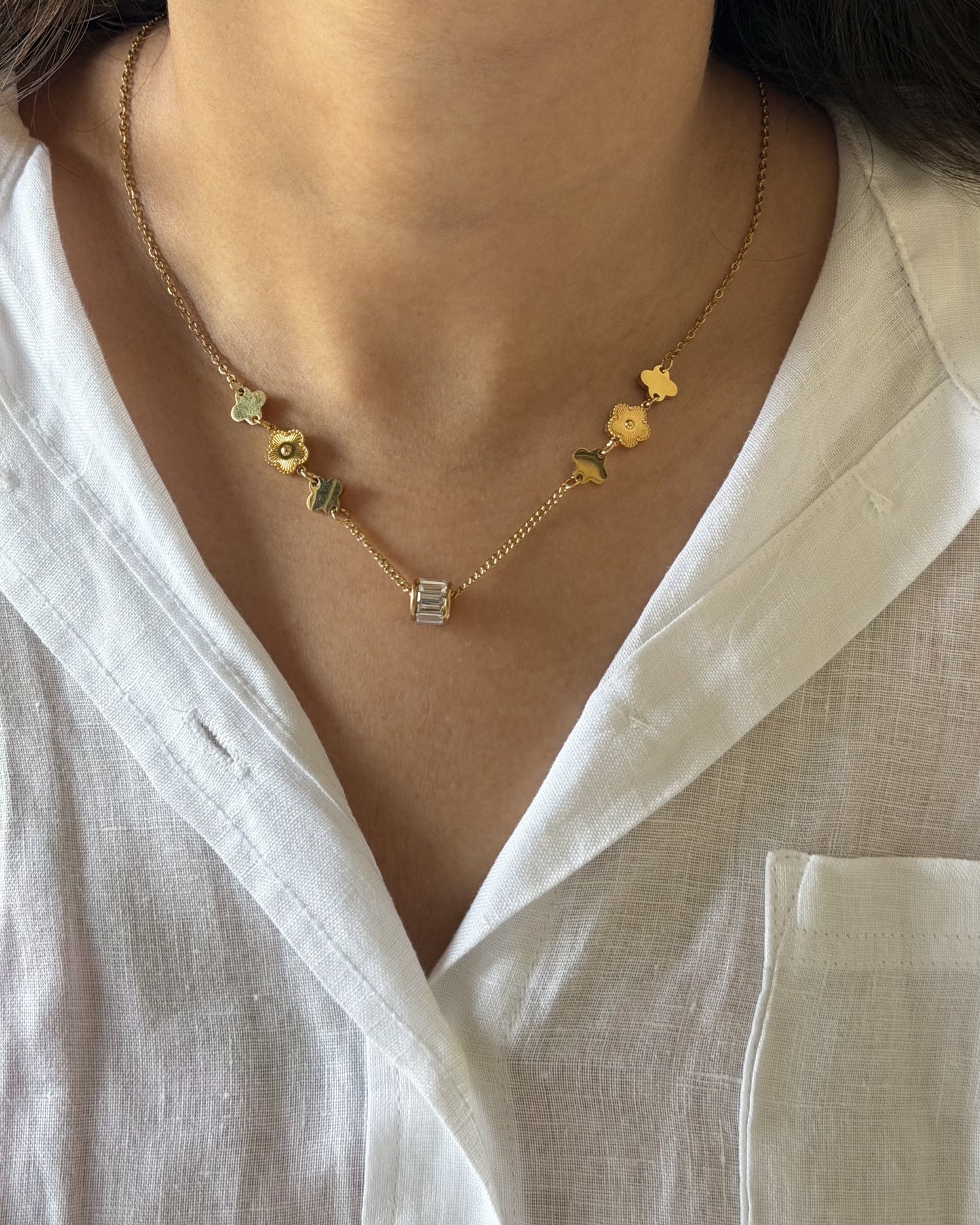 Golden Blossom Necklace