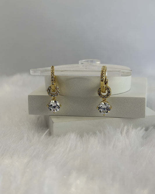 Crystal Drop Huggies