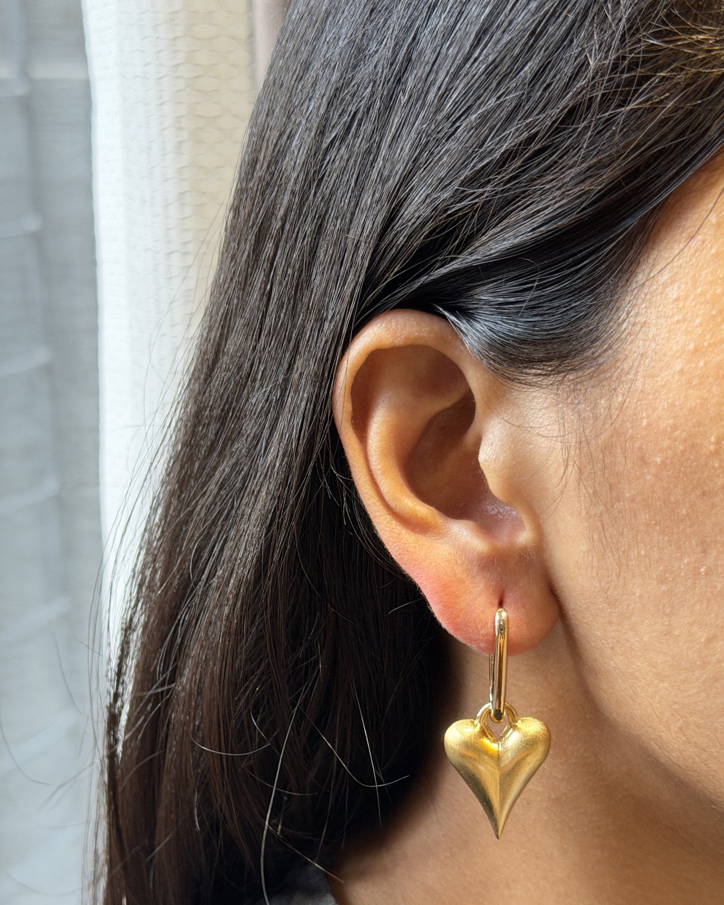 Amour Heart Drops Earrings