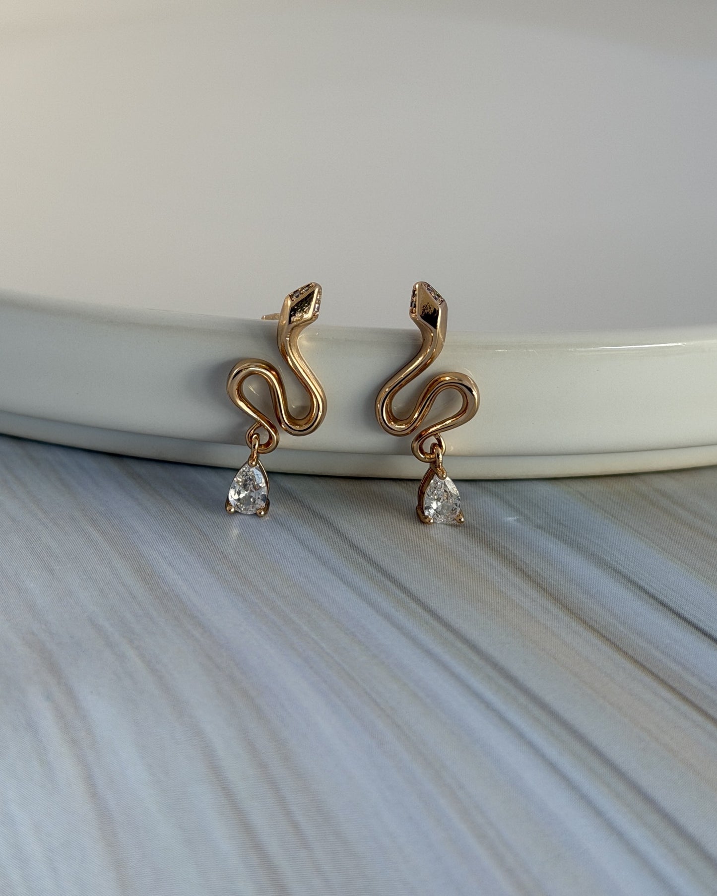 Serena Snake Earrings