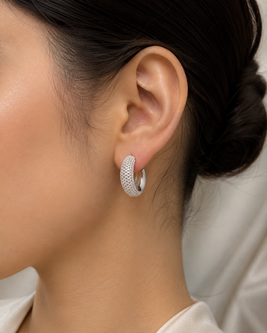 Celeste Spark Hoop Earrings