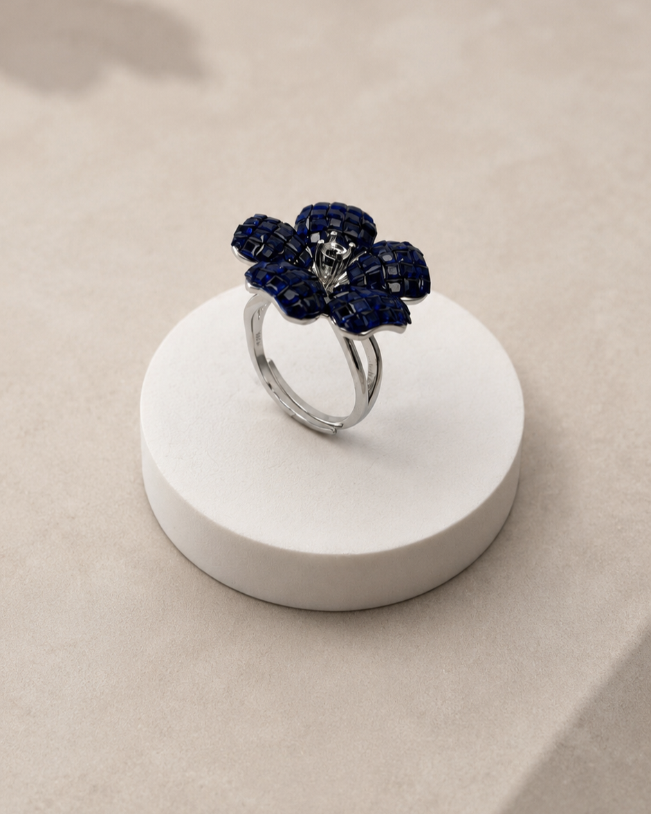 Sapphire Bloom Ring