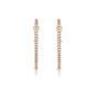 Celeste Heart Hoop Earrings