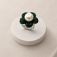 Emerald Pearl Ring