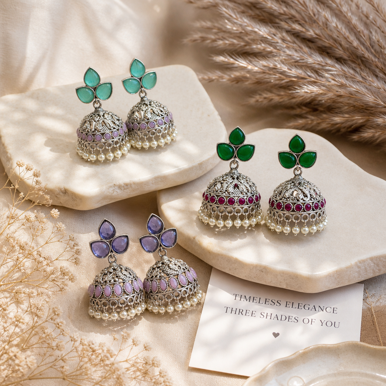 Noor Mahal Jhumkas