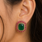 Emerald Bloom Earrings