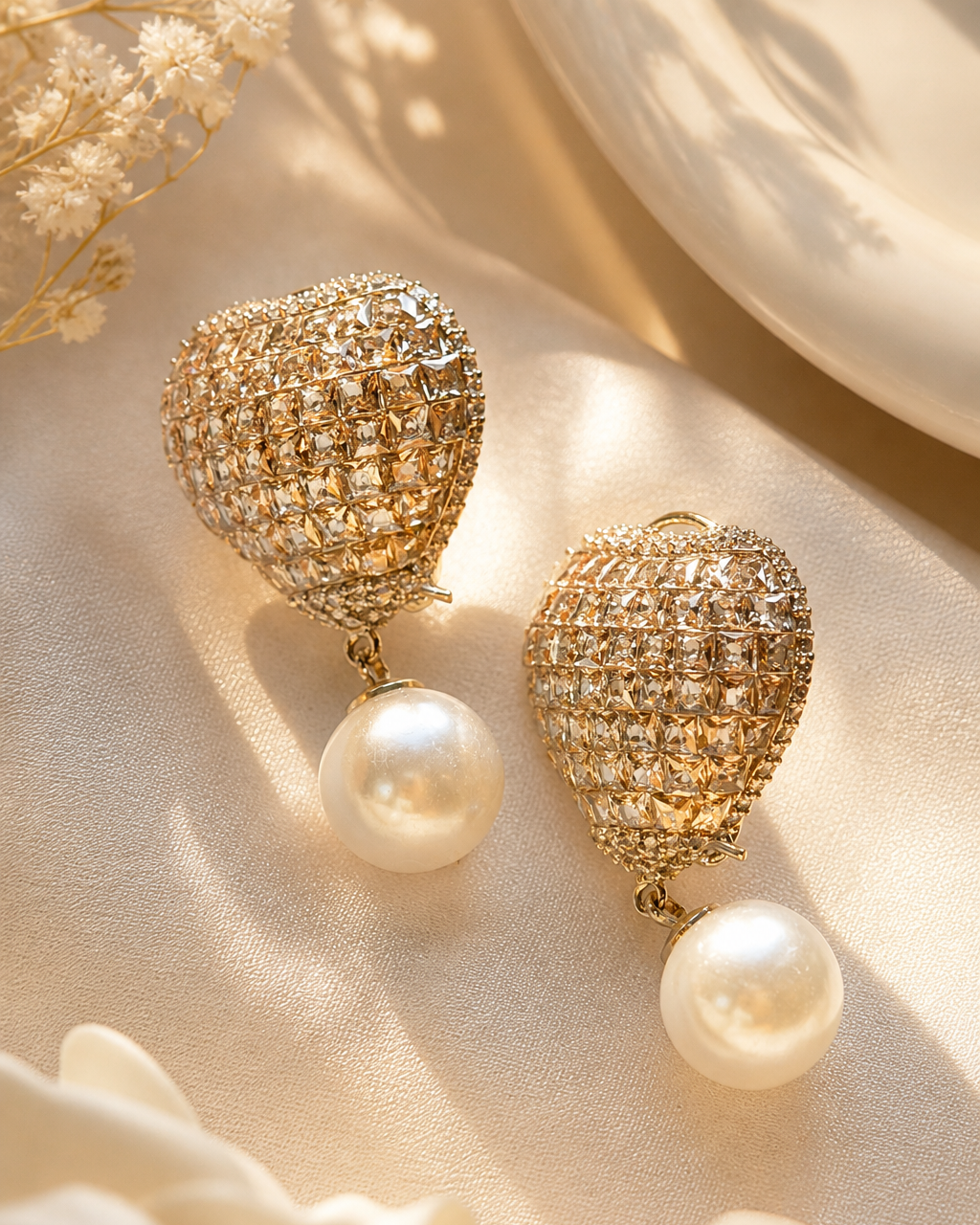 Luxe Gem Pearl Drops