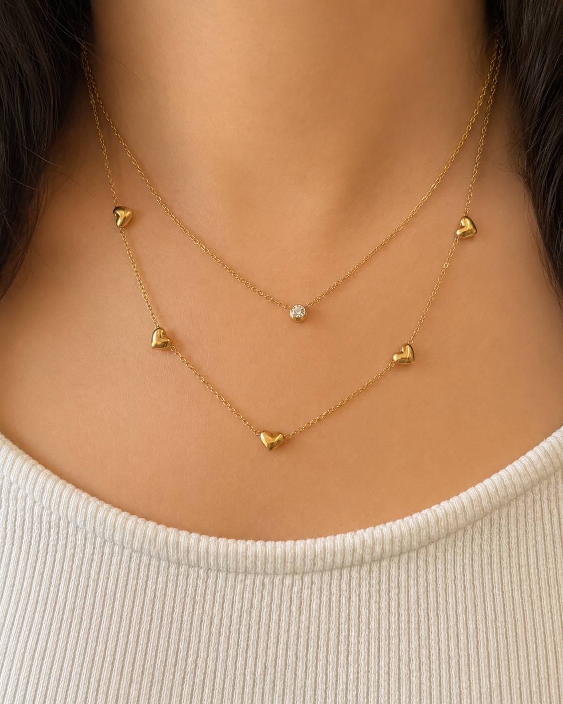Heartline Duo Necklace