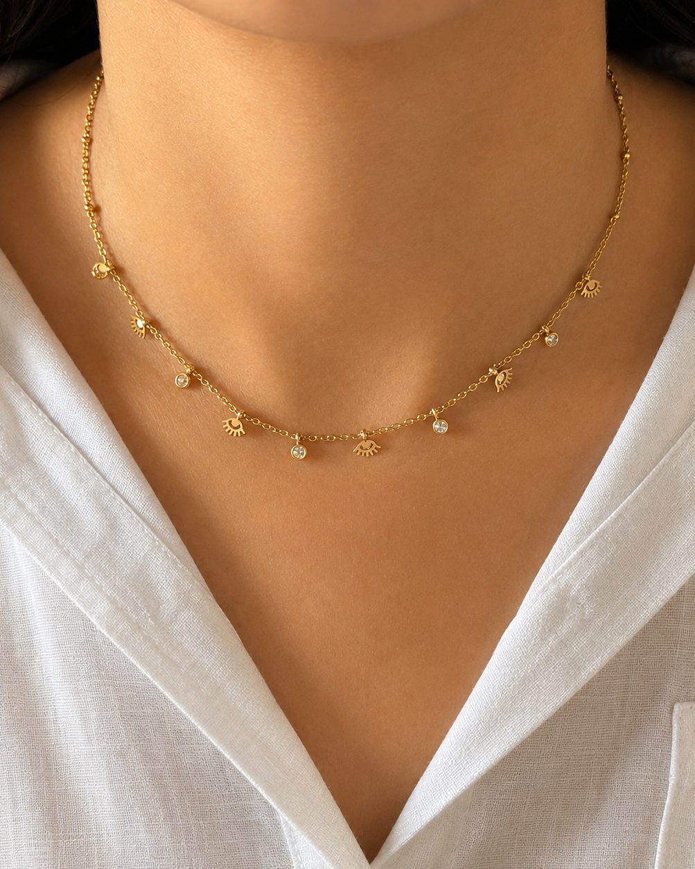 Luna Eye Necklace