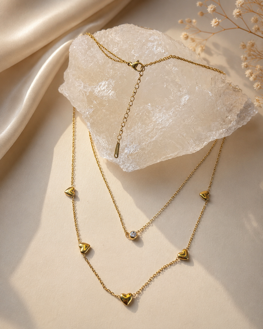 Heartline Duo Necklace