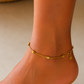 Golden Cube Anklet