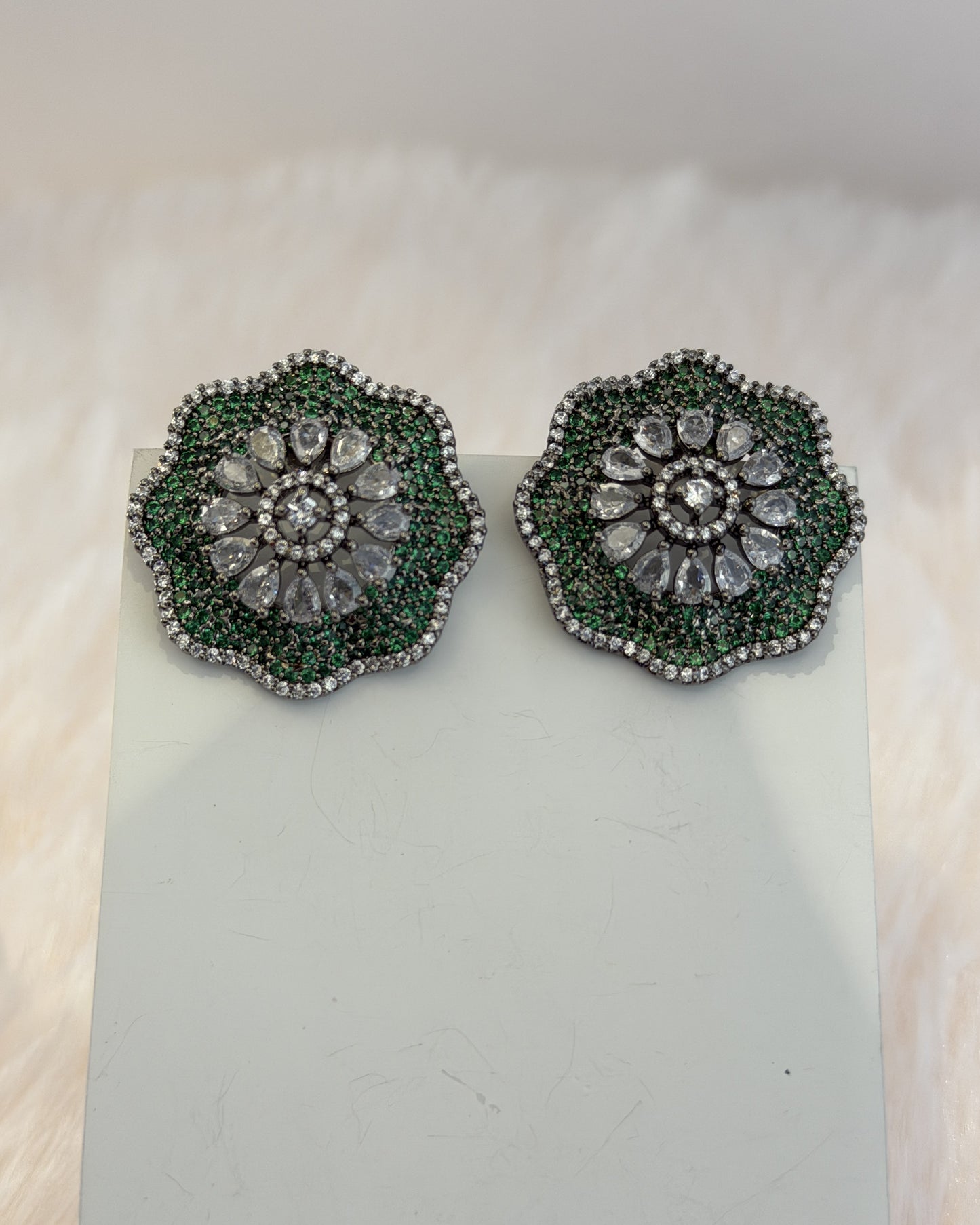 Petal Crystal Studs