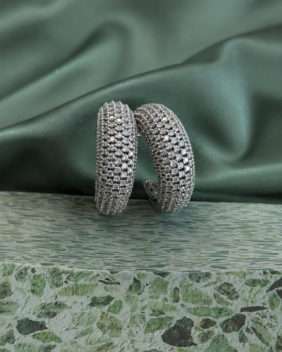 Celeste Spark Hoop Earrings