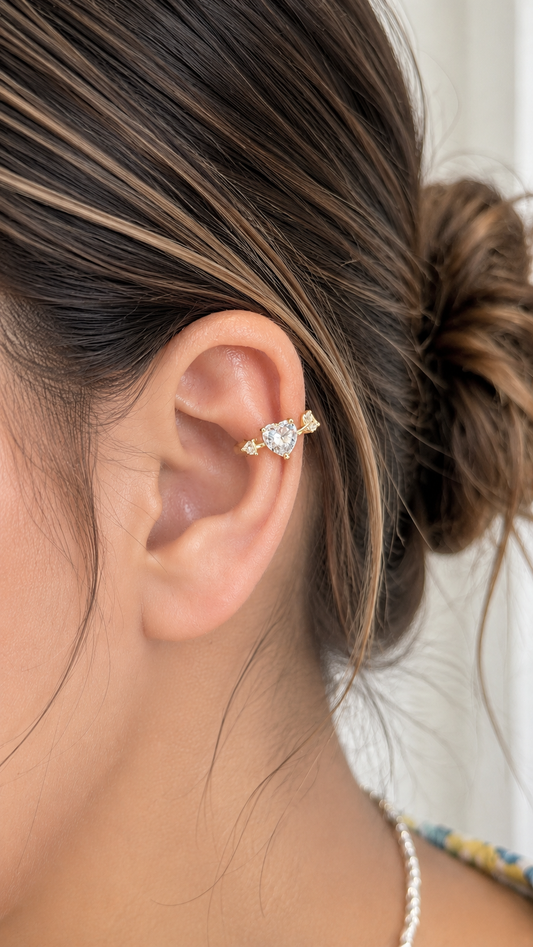 Heartline Ear Cuff