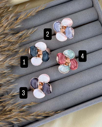 Roselle Ring (Size Adjustable)