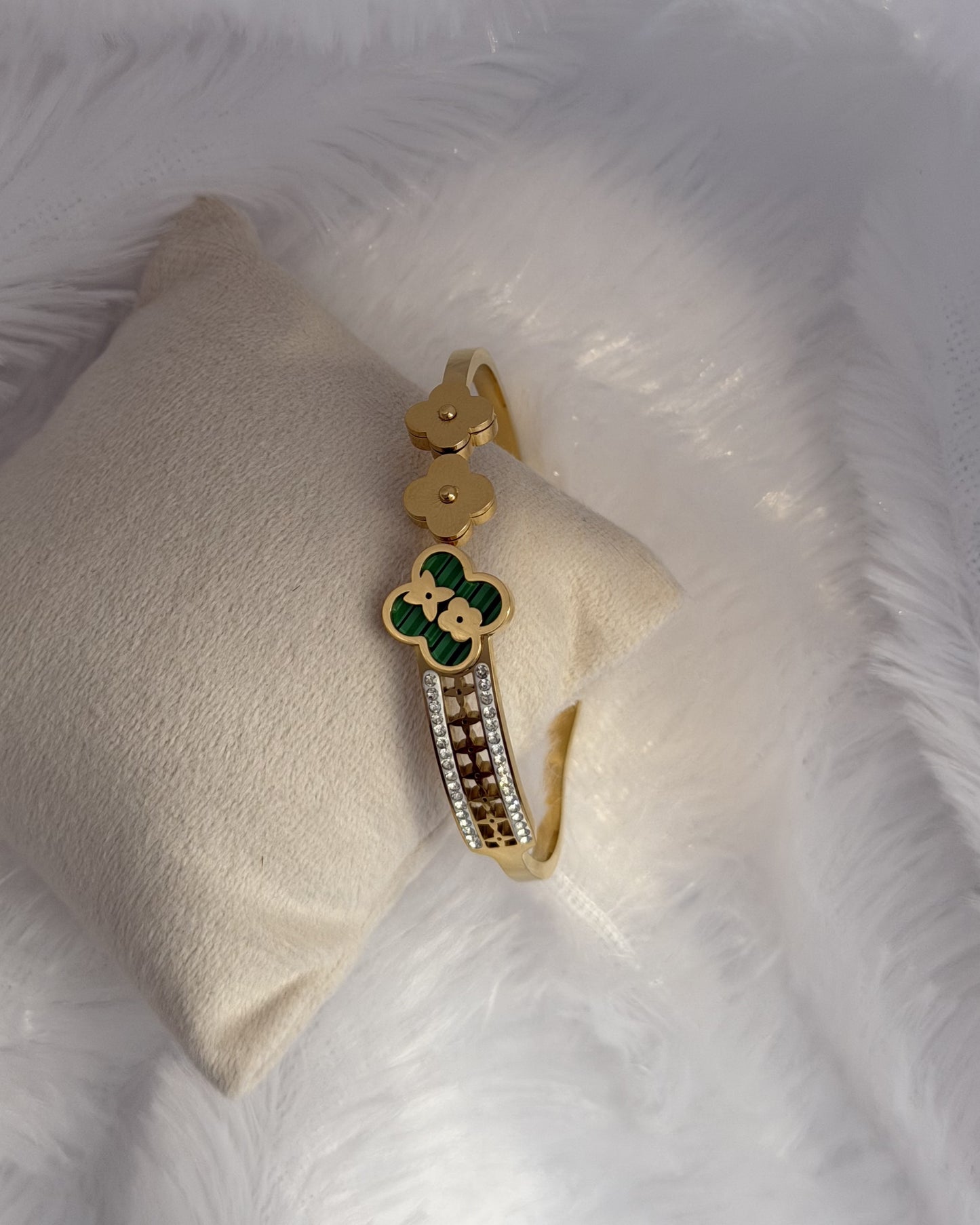 Emerald Bloom Bracelet