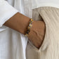 Dual Tone Heart Bracelet