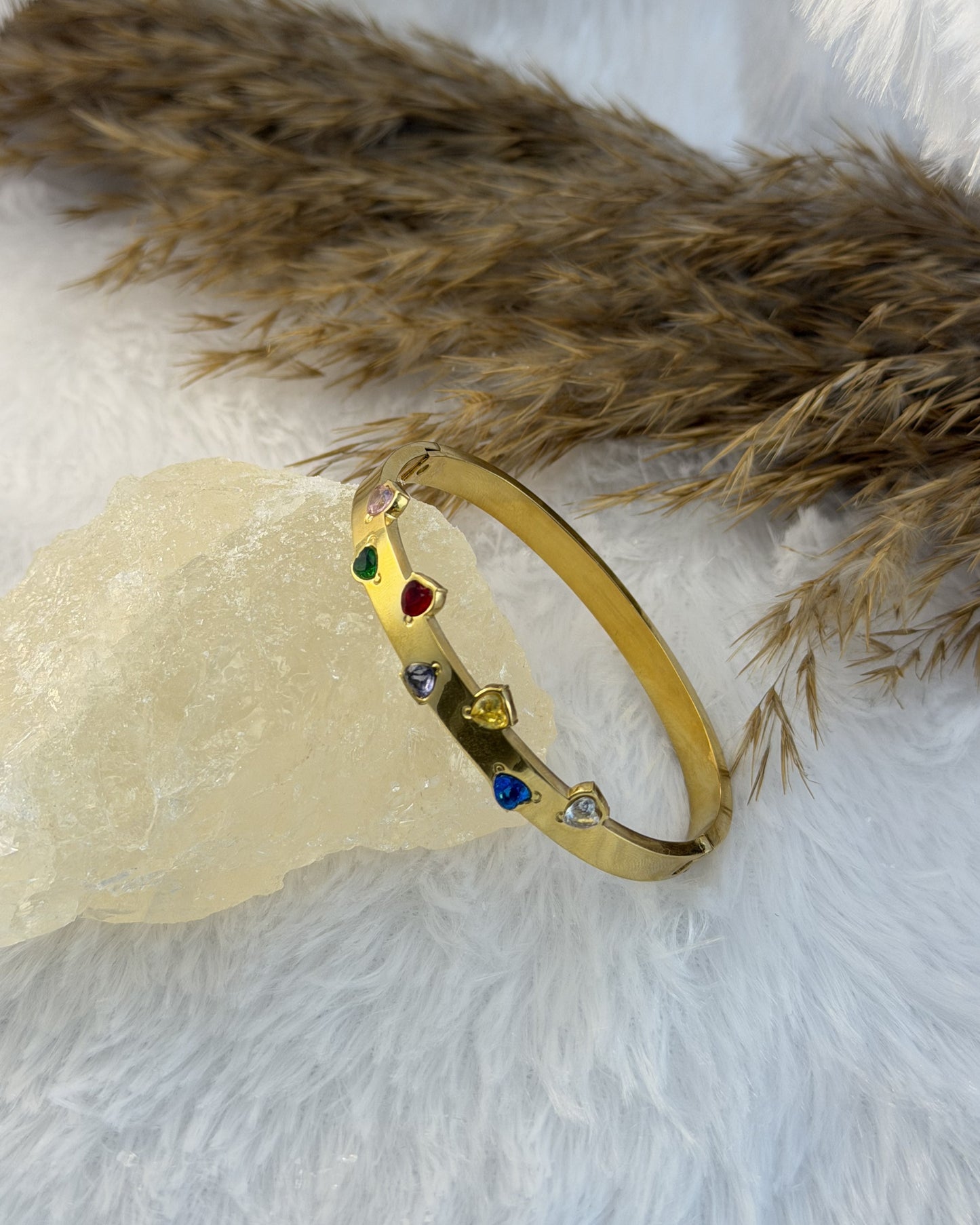 Rainbow Studded Bracelet