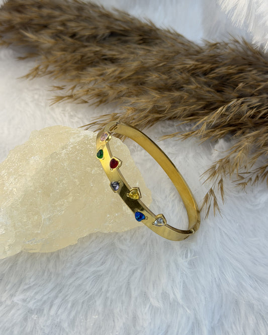 Rainbow Studded Bracelet