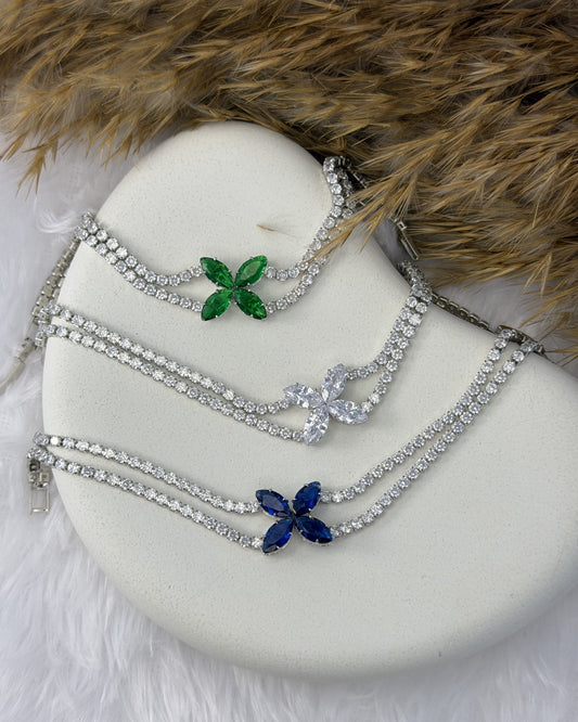 Flora Tennis Bracelet