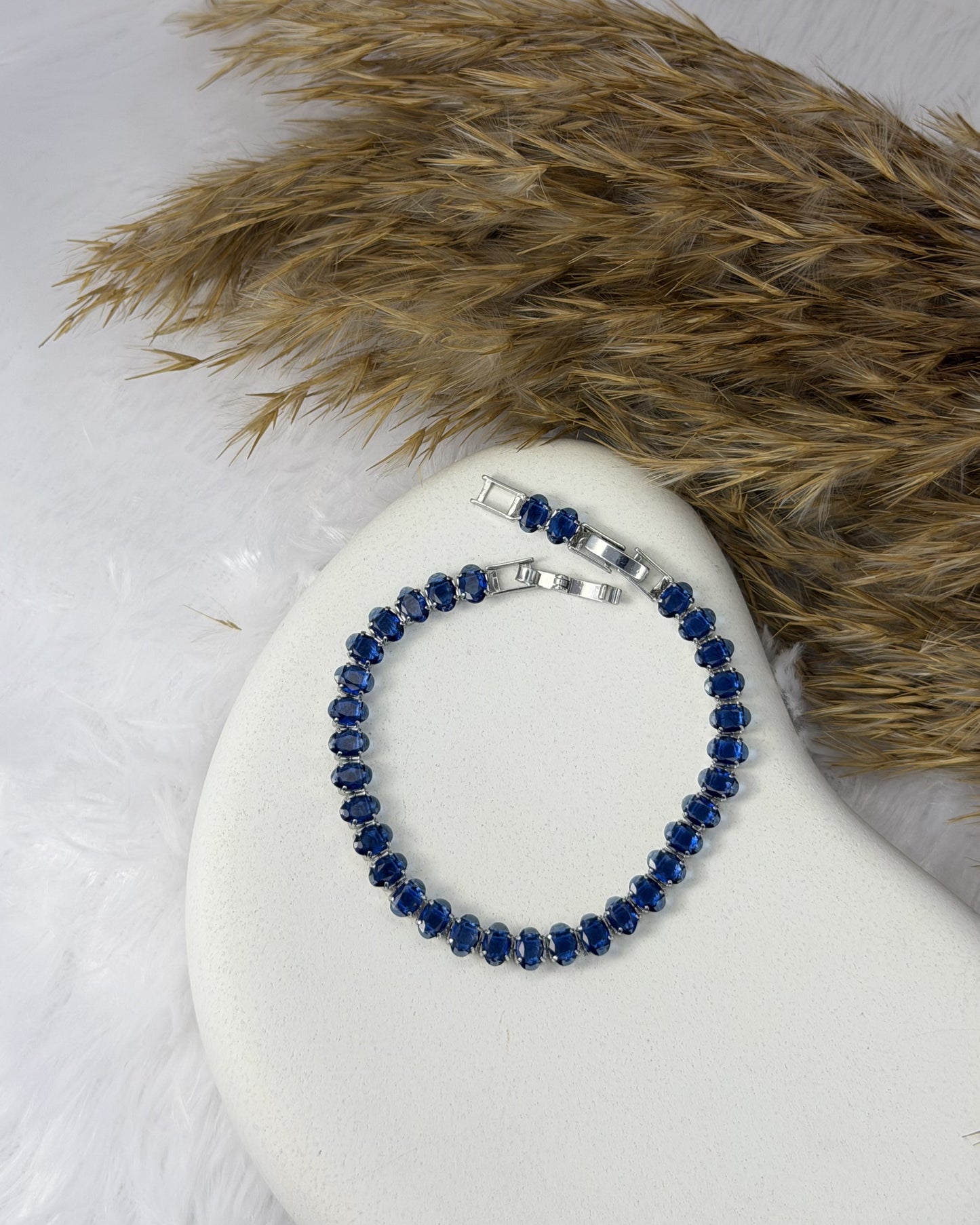 Blue Majesty Tennis Bracelet