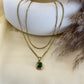 Emerald Layered Necklace