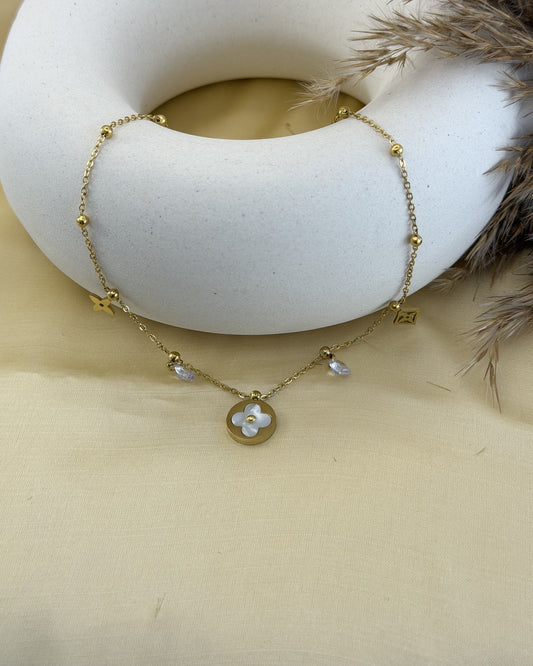 Celeste Clover Necklace