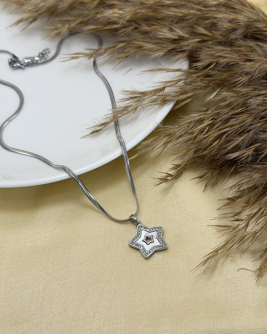 Silver Star Necklace