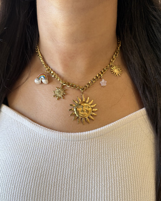Sunlit Charm Necklace